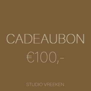 CADEAUKAART BON TER WAARDE VAN 100 EURO TE GEBRUIKEN VOOR KUNST PRINTS IN DE WEBSHOP