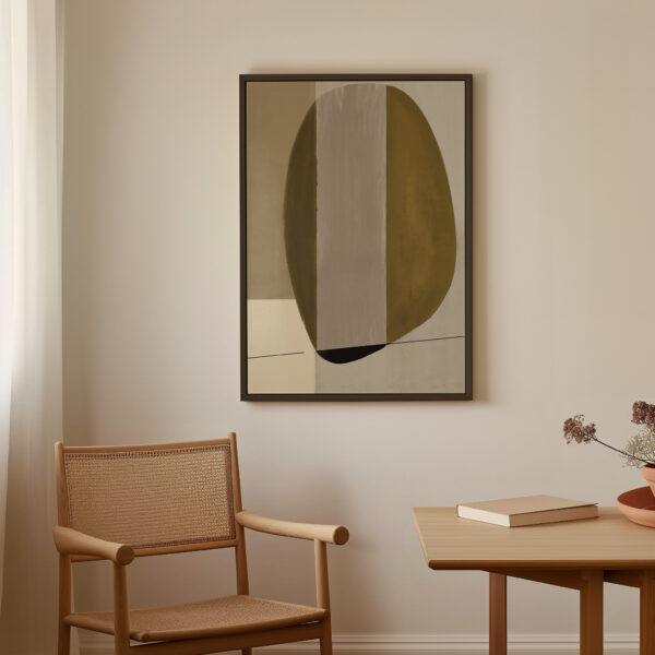 Hoogwaardige kunstprint op canvas, beschikbaar met of zonder baklijst. Strak en elegant design, perfect voor een moderne interieurstijl