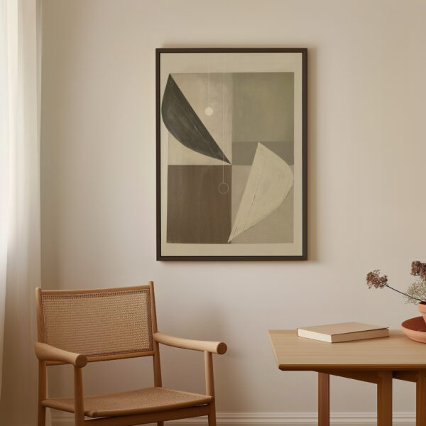 Hoogwaardige kunstprint op canvas, beschikbaar met of zonder baklijst. Strak en elegant design, perfect voor een moderne interieurstijl