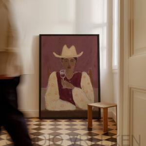 ogwaardige kunstprint op canvas, beschikbaar met of zonder baklijst. Strak en elegant design, perfect voor een moderne interieurstijl