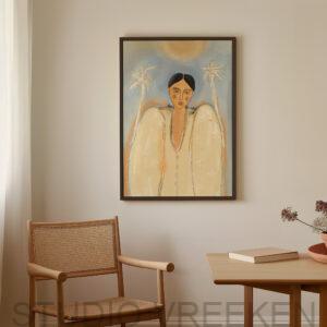 Hoogwaardige kunstprint op canvas, beschikbaar met of zonder baklijst. Strak en elegant design, perfect voor een moderne interieurstijl