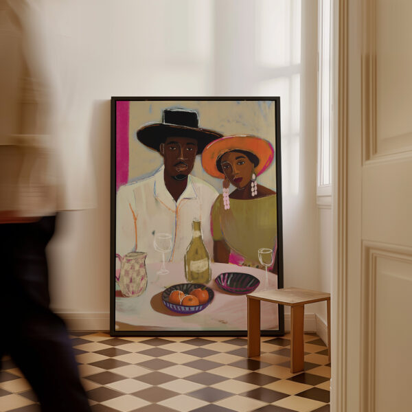 WINE O CLOCK | CANVAS DRUK - Afbeelding 2