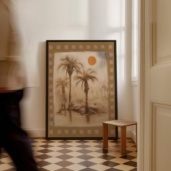 UNDER THE PALMTREES | CANVAS DRUK - Afbeelding 3
