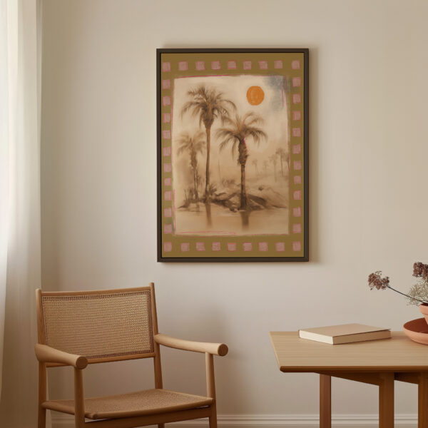 UNDER THE PALMTREES | CANVAS DRUK - Afbeelding 2