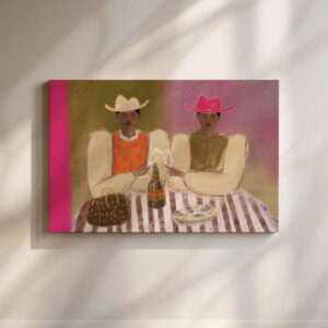 CHAMPAGNE OYSTER | CANVAS DRUK