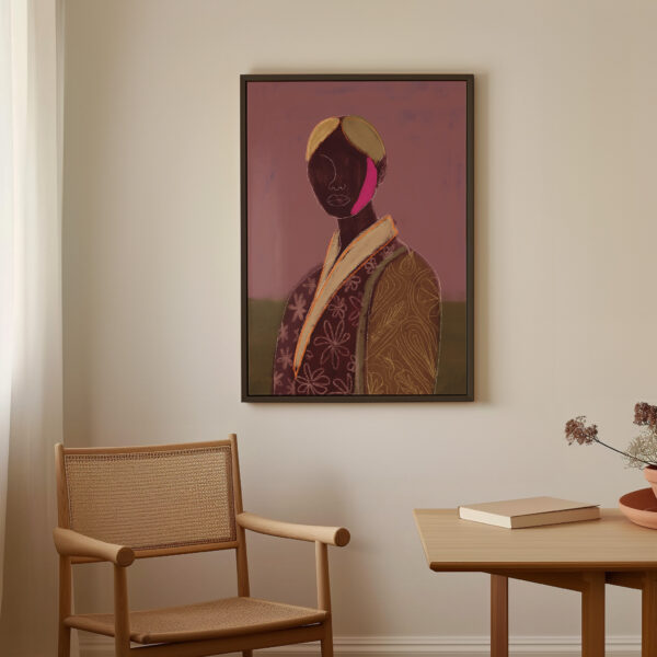 SILHOUETTE LADY 10 | CANVAS DRUK - Afbeelding 3