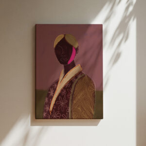 SILHOUETTE LADY 10 | CANVAS DRUK