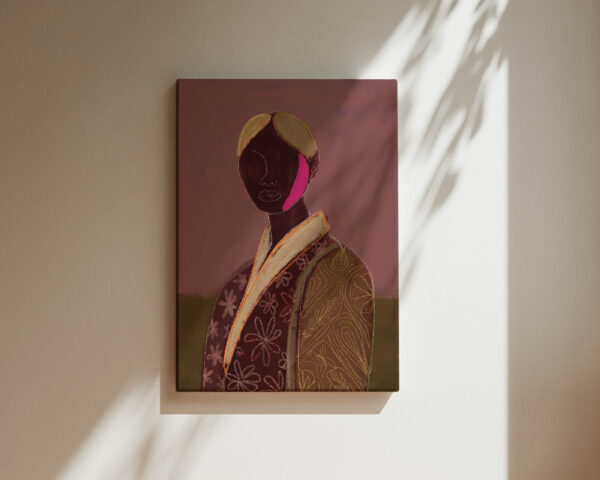 SILHOUETTE LADY 10 | CANVAS DRUK
