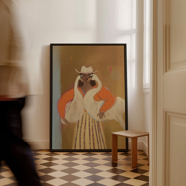 SWAN LADY | CANVAS DRUK - Afbeelding 3