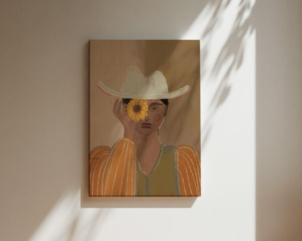 FLOWER GIRL | CANVAS DRUK