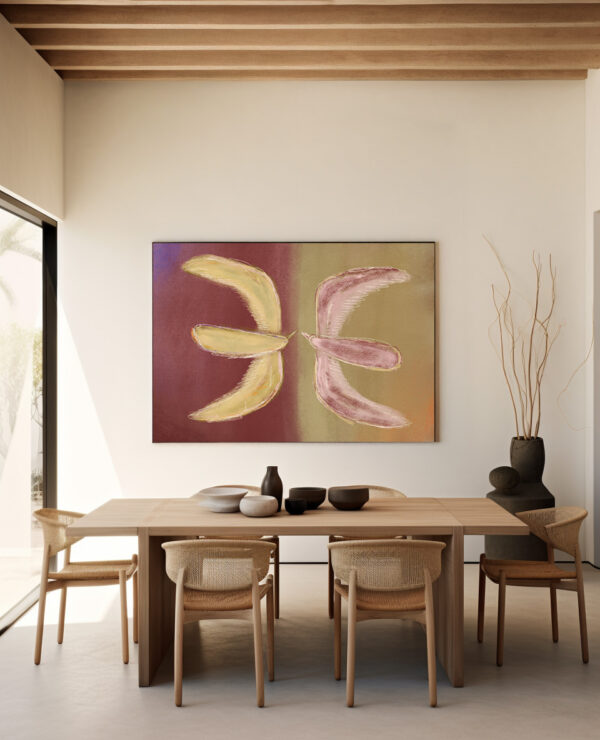 KISSING BIRDS | CANVAS DRUK - Afbeelding 6