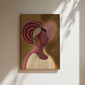 SILHOUETTE LADY 6 | CANVAS DRUK