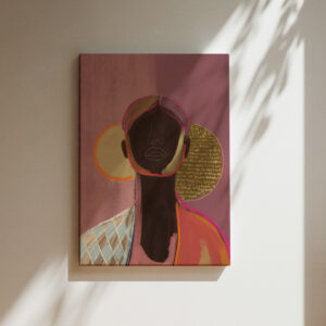 SILHOUETTE LADY 8 | CANVAS DRUK