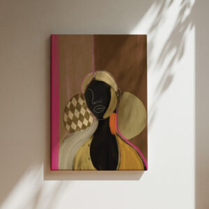 SILHOUETTE LADY 9 | CANVAS DRUK