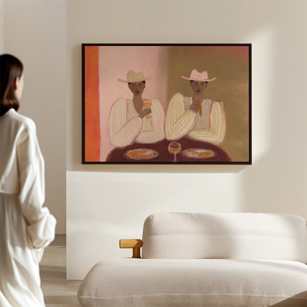 APEROL PIZZA PARTY | CANVAS DRUK - Afbeelding 2
