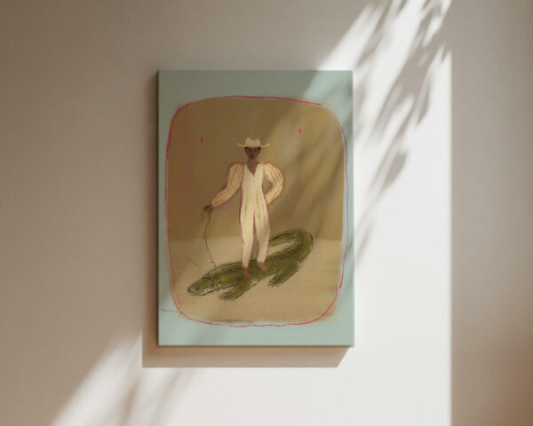 CROCODILE COWBOY | CANVAS DRUK