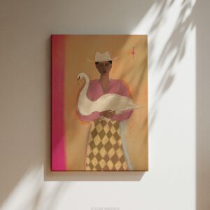 SWAN LADY 2 | CANVAS DRUK