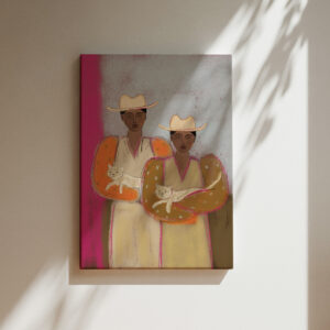 TWIN CAT | CANVAS DRUK