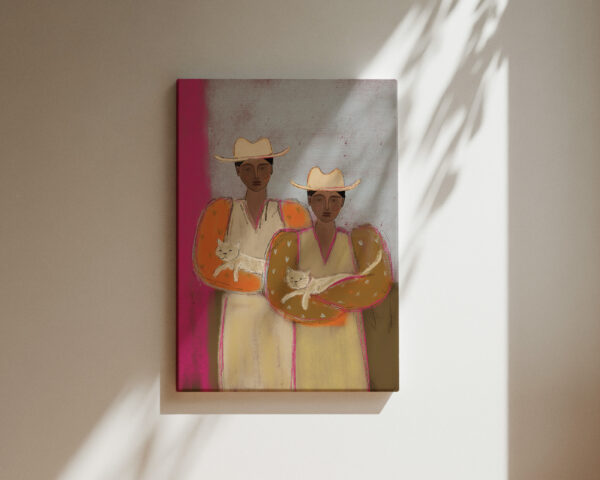 TWIN CAT | CANVAS DRUK