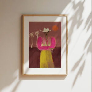 DRINKS AT THE BEACH | ART PRINT