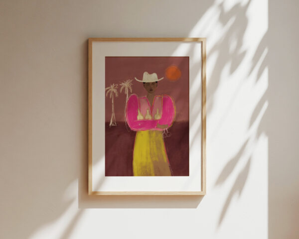 DRINKS AT THE BEACH | ART PRINT