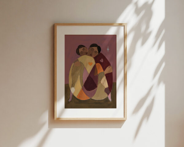 HUGGING | ART PRINT