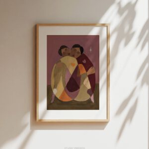 HUGGING | ART PRINT