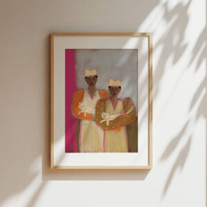 TWIN CAT | ART PRINT