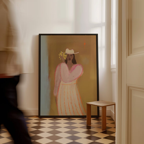 BANANA GIRL | CANVAS DRUK - Afbeelding 2