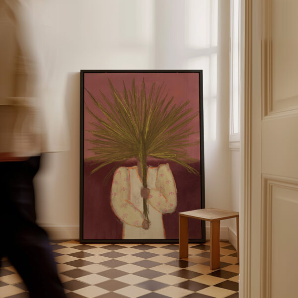 PALM GIRL | CANVAS DRUK - Afbeelding 3