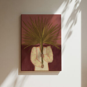 PALM GIRL | CANVAS DRUK