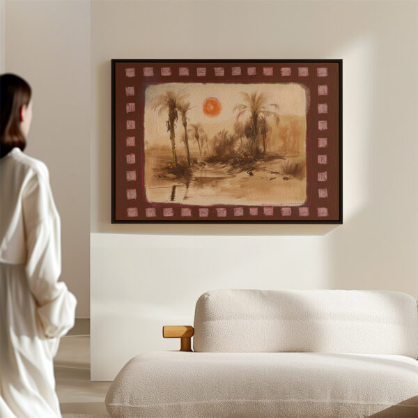UNDER THE PALMTREES 2 | CANVAS DRUK - Afbeelding 2