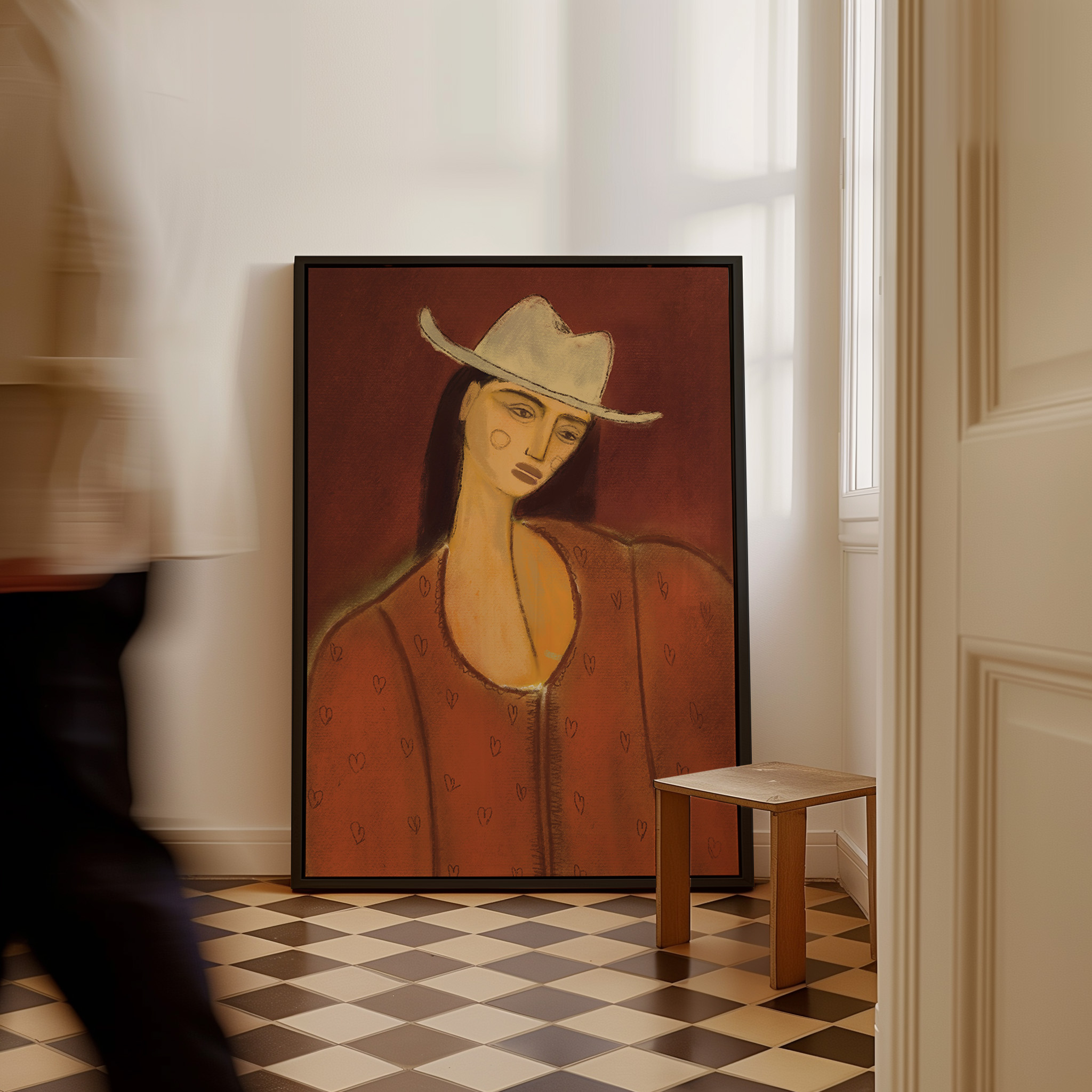 LOVEGIRL RUST | CANVAS DRUK - Afbeelding 2