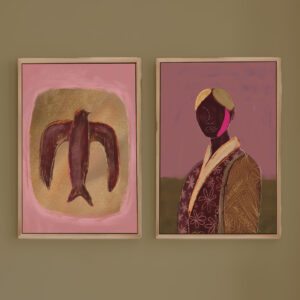 SINGLE BIRD/SILHOUETTE LADY 10 | DUO SET