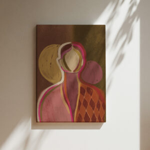 SILHOUETTE LADY 11 | CANVAS DRUK